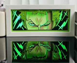 3D Anime Light Box Led Paper Carving Bedroom Decor Night Lamp Cartoon Manga Shadow Glowing Lightbox Table Lamp for Friend Gifts
