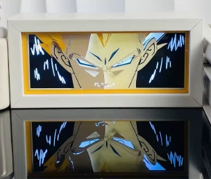 3D Anime Light Box Led Paper Carving Bedroom Decor Night Lamp Cartoon Manga Shadow Glowing Lightbox Table Lamp for Friend Gifts