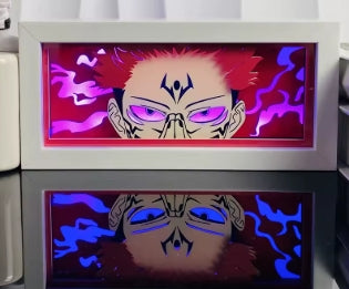 3D Anime Light Box Led Paper Carving Bedroom Decor Night Lamp Cartoon Manga Shadow Glowing Lightbox Table Lamp