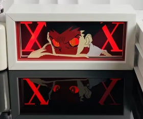 3D Anime Light Box Led Paper Carving Bedroom Decor Night Lamp Cartoon Manga Shadow Glowing Lightbox Table Lamp