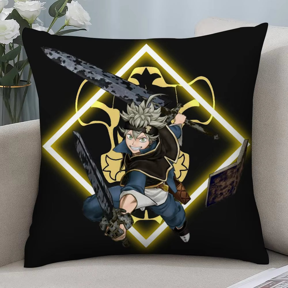 Black clover pillowcase