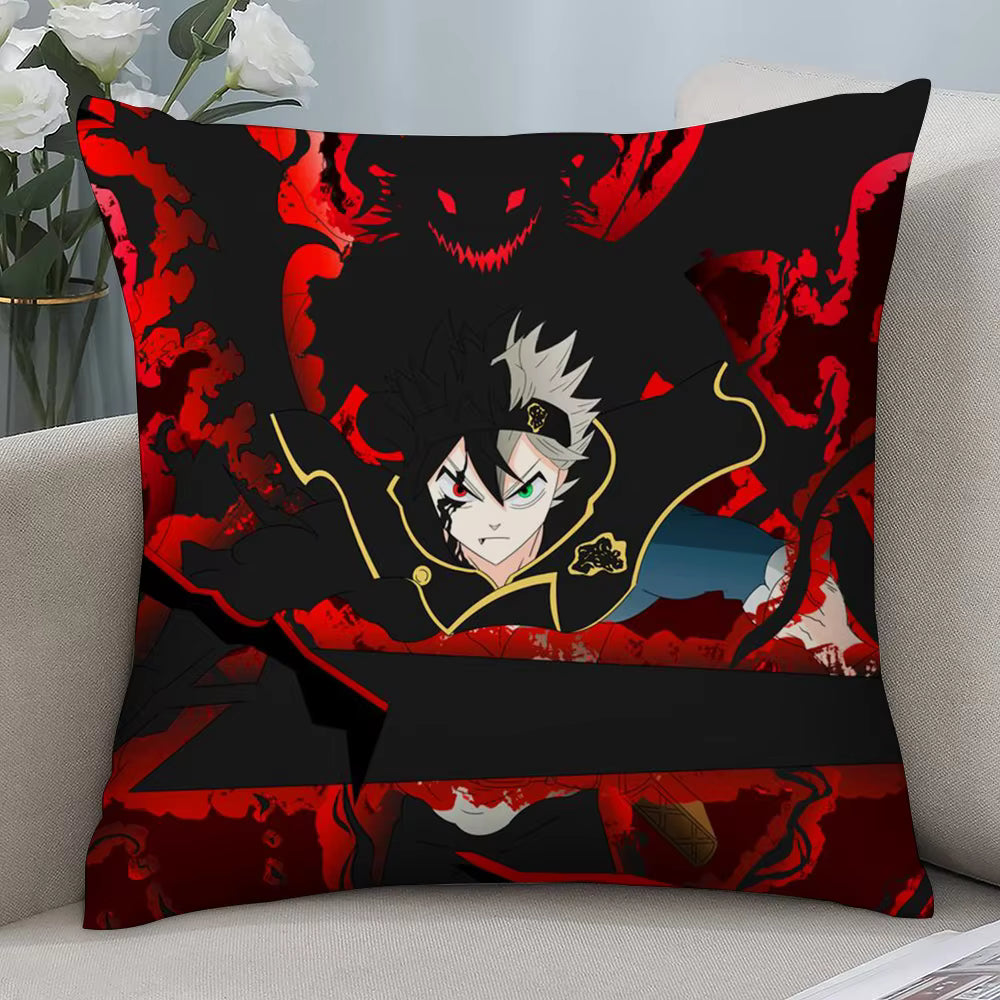 Black clover pillowcase