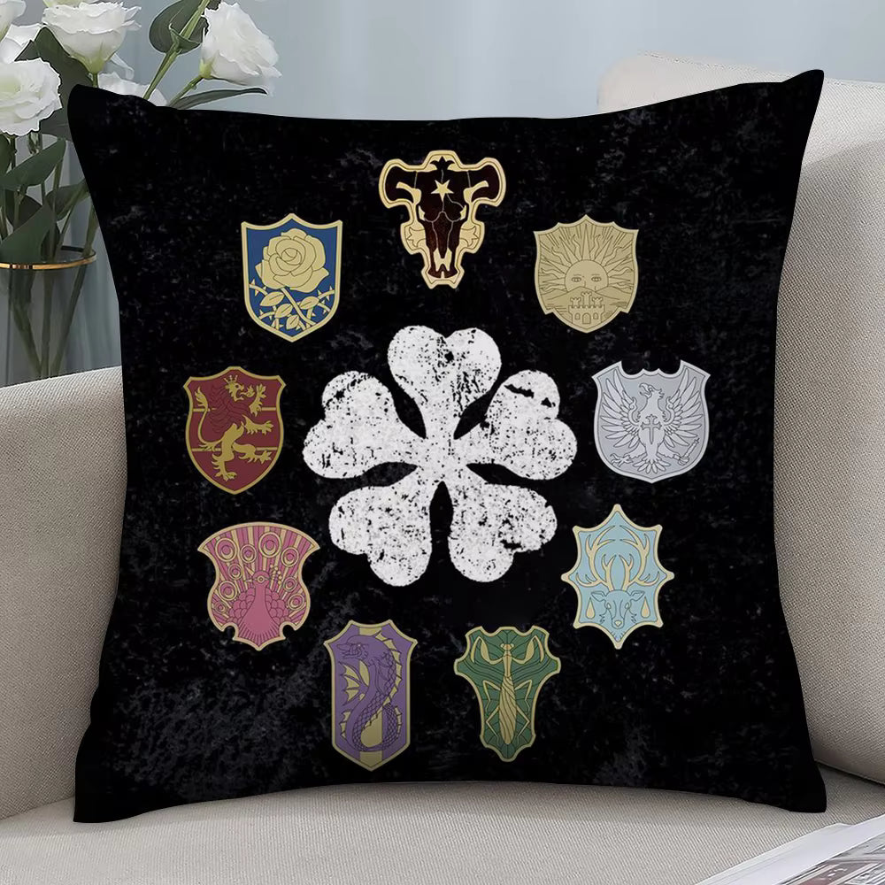 Black clover pillowcase
