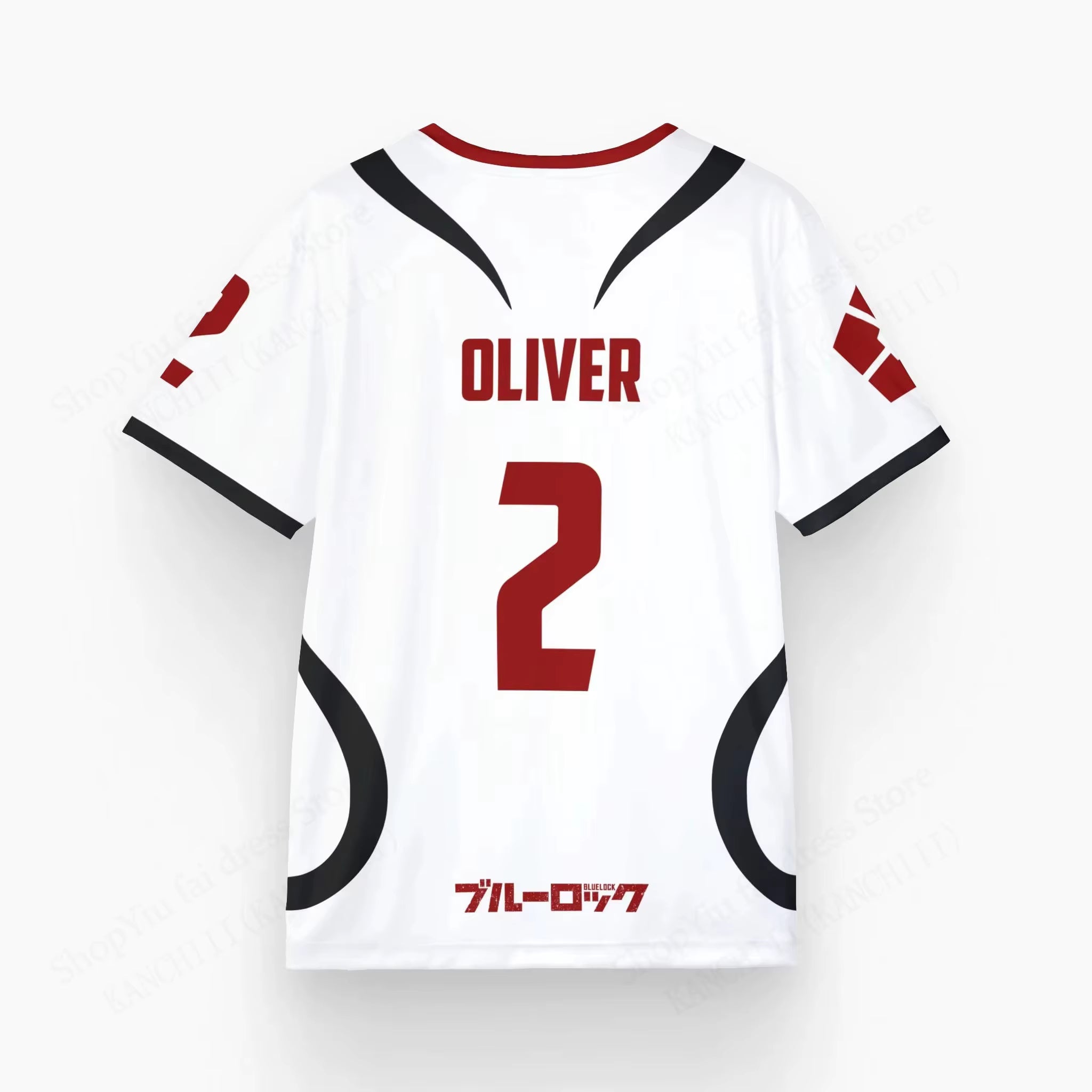 Oliver Aiku football shirt
