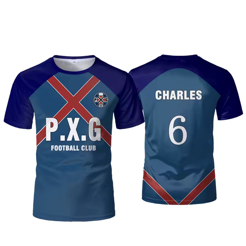 Charles Chevalier football shirt