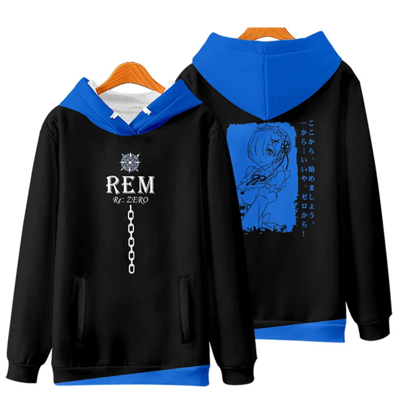 Re:Zero Rem Cosplay Hoodie