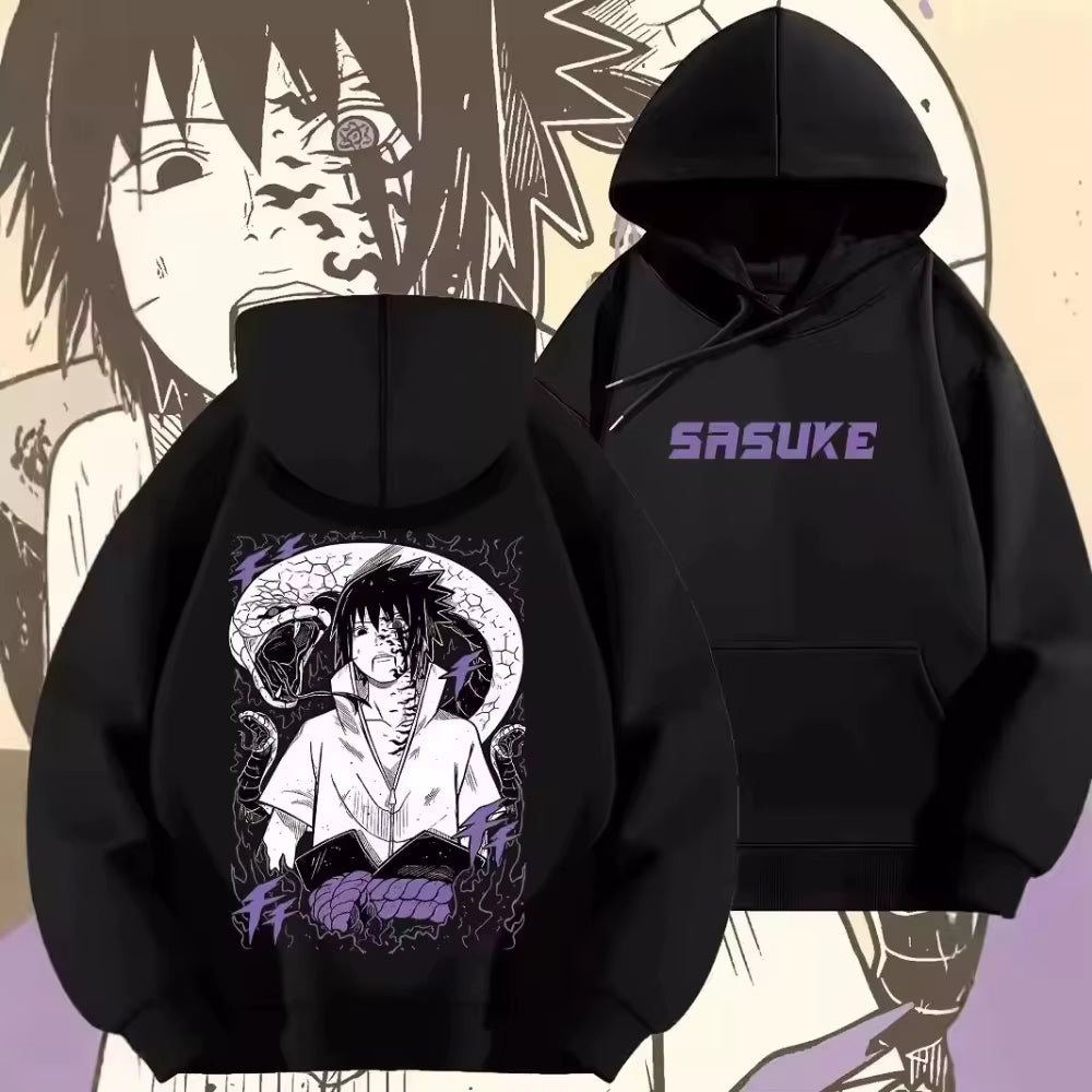 Sudadera unisex oversize de Naruto
